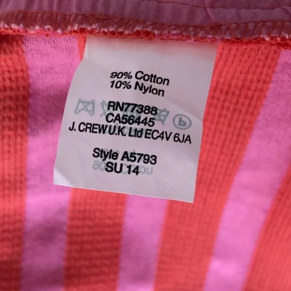 J. Crew Textured Stripe Mini Skirt Cotton 4 - Picture 4 of 6